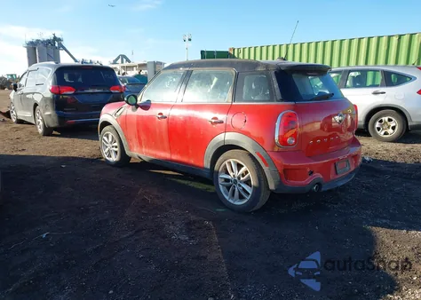 2014 Mini Countryman Cooper S z USA, uszkodzony, nr VIN WMWZC3C54EWP51868